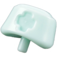 Lego klobouček zdravotní sestry, světlá voda (98393h LIGHT AQUA)